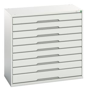 Bott Verso Drawer Cabinets1050 x 550  Tool Storage for garages and workshops Verso 1050 x 550 x 1000H 9 Drawer Cabinet
